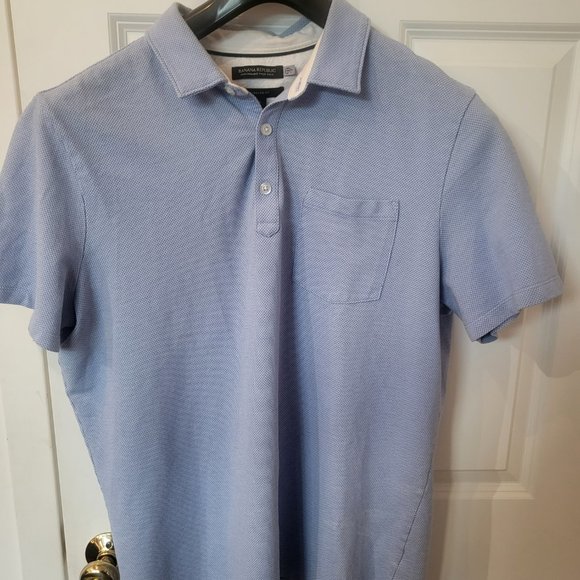 Cotton mesh fabric Polo Shirt - Picture 1 of 4